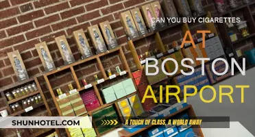 Boston Airport: Can You Buy Cigarettes?