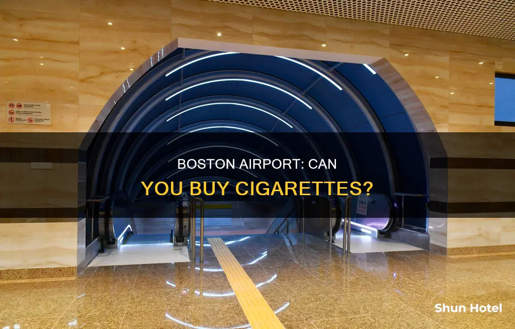 can you buy cigarettes at boston airport