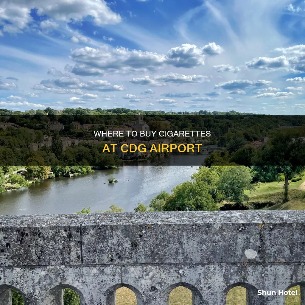 can you buy cigarettes at cdg airport