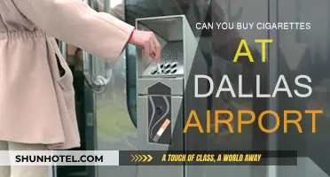 Dallas Airport: Buying Cigarettes and Tobacco Products