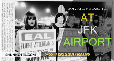 JFK Airport: Buying Cigarettes and Tobacco Products
