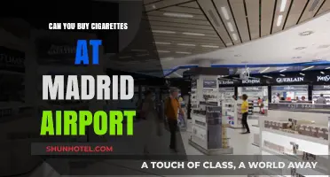 Cigarettes at Madrid Airport: Where to Buy?