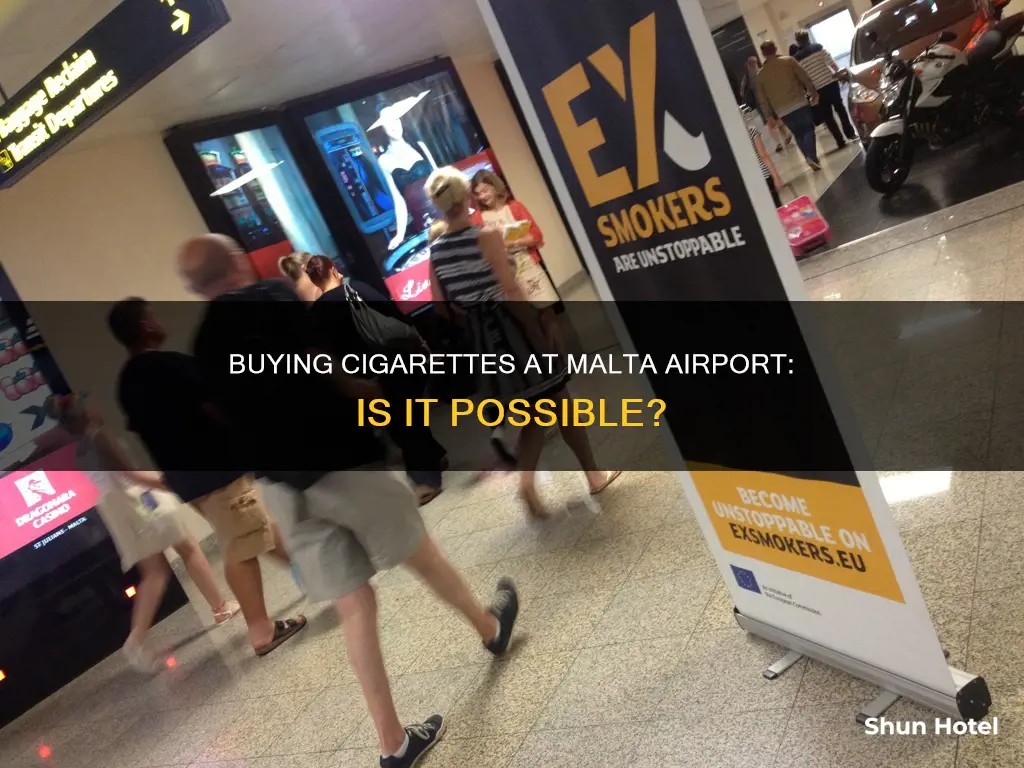 can you buy cigarettes at malta airport