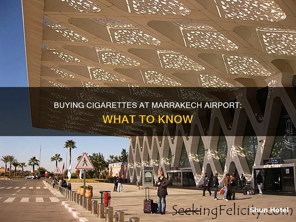 can you buy cigarettes at marrakech airport