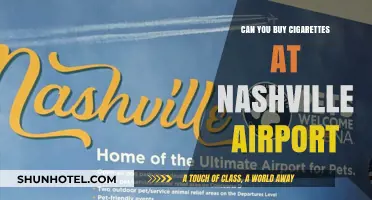 Nashville Airport: Buying Cigarettes and Tobacco Products