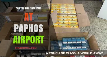 Paphos Airport: Buying Cigarettes and Tobacco Products