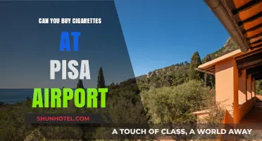 Pisa Airport: Buying Cigarettes and Tobacco Products