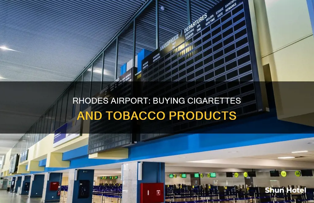 can you buy cigarettes at rhodes airport