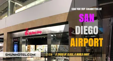San Diego Airport: Buying Cigarettes and Smoking Laws