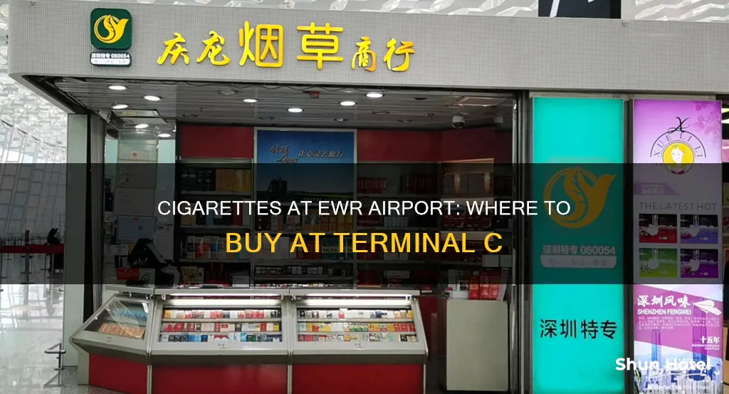 can you buy cigarettes at terminal c ewr airport