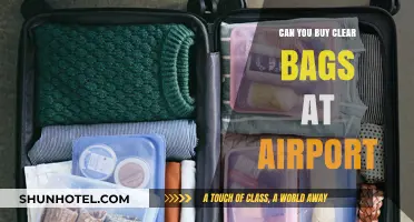 Clear Bag Buying Options at Airports