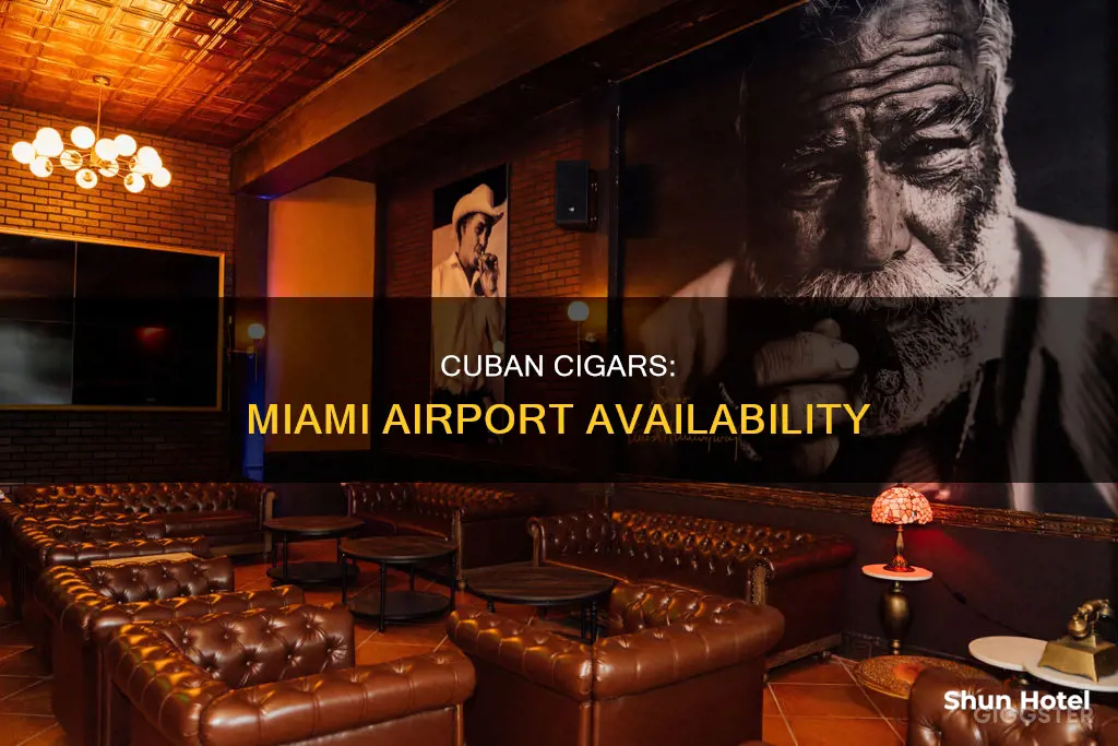can you buy cuban cigars in miami airport