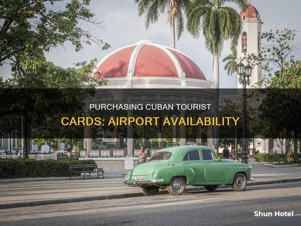 can you buy cuban tourist card at the airport