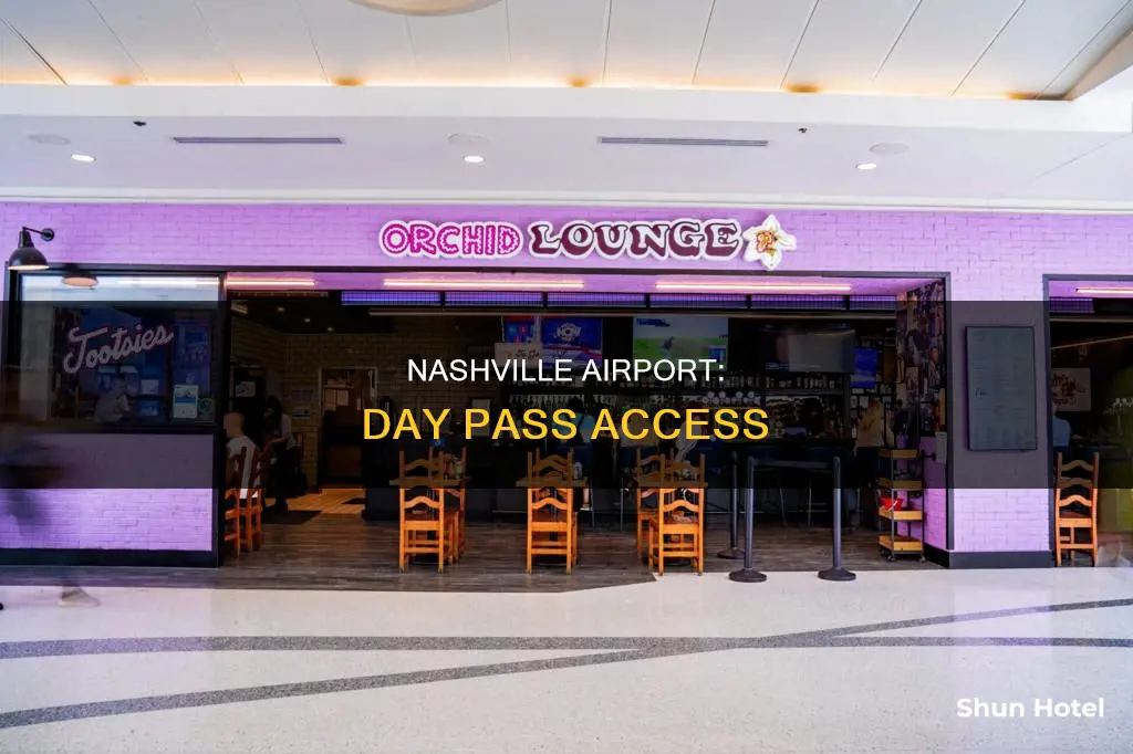 can you buy day pass at nashville airport