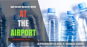 Travelers' Guide: Buying Distilled Water at Airports