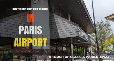 Duty-Free Alcohol: Paris Airport Shopping Guide
