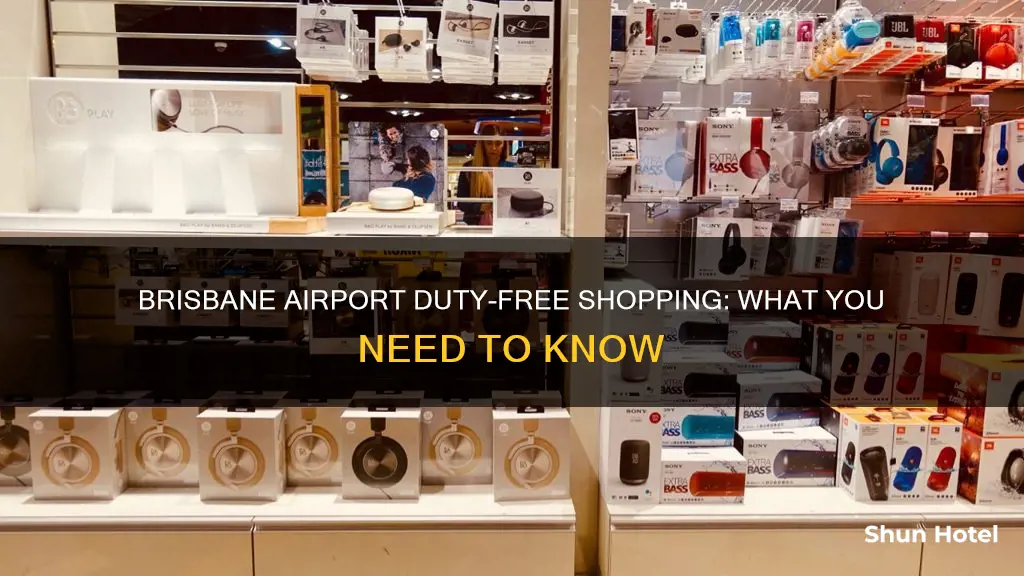 can you buy duty free on arrival at brisbane airport