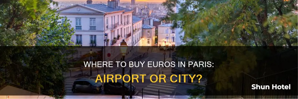 can you buy euros at the paris airport