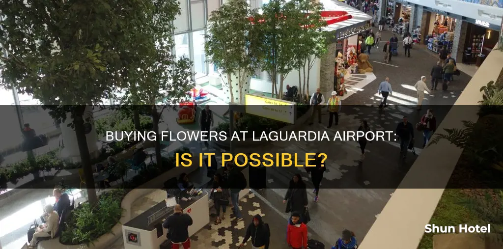 can you buy flowers at laguardia airport