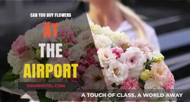 Where to Buy Flowers at the Airport?