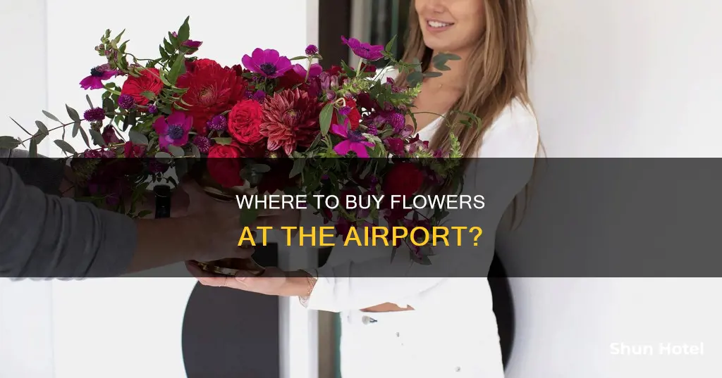 can you buy flowers at the airport