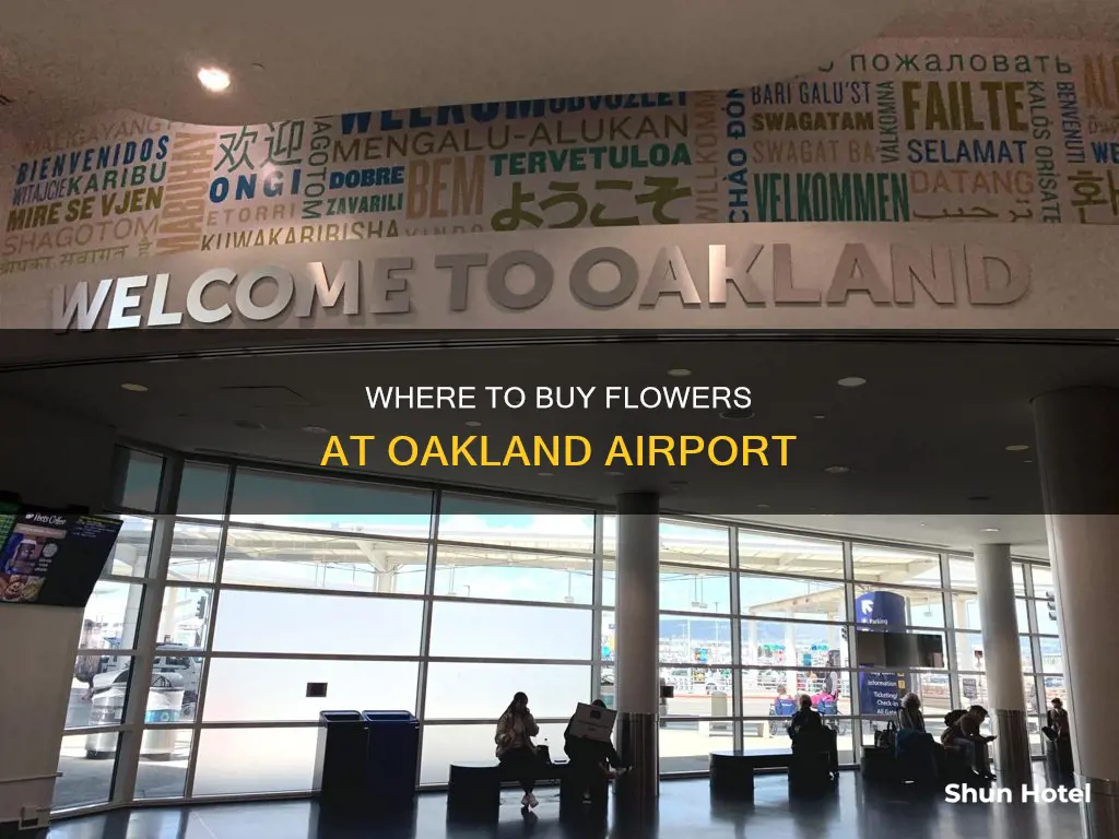 can you buy flowers at the oakland airport