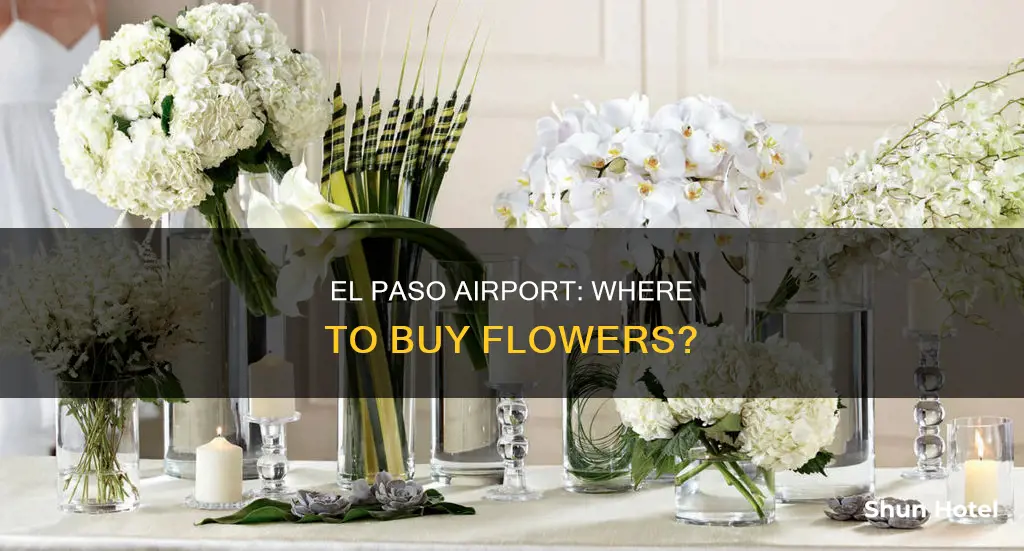 can you buy flowers in the el paso airport