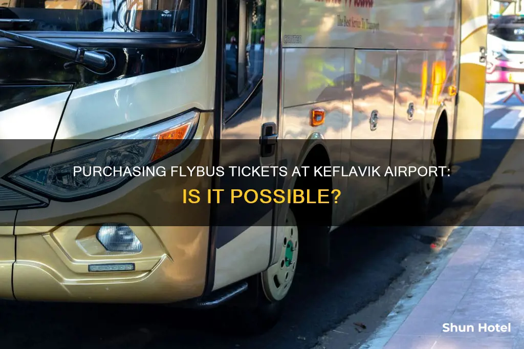 can you buy flybus tickets at keflavik airport