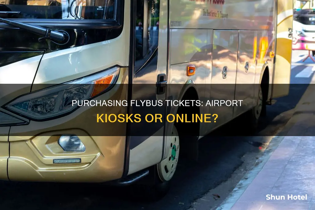 can you buy flybus tickets at the airport