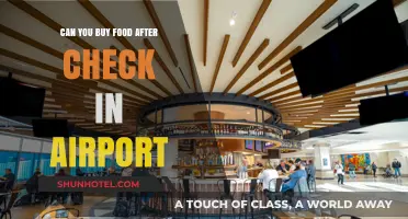 Navigating Airport Security: Buying Food After Check-In