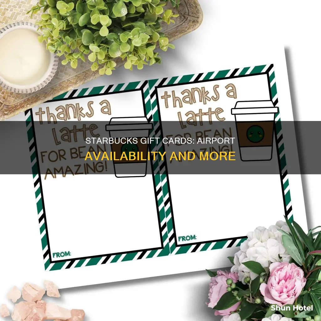 can you buy gift cards at airport starbucks
