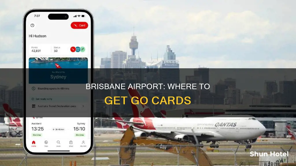 can you buy go cards at brisbane airport