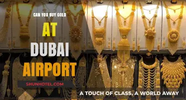 Dubai Airport: Buying Gold on the Go