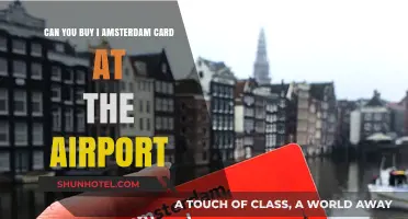 Amsterdam Airport: Buying the I amsterdam Card