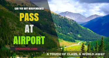 Purchasing Independence Pass: Airport Availability