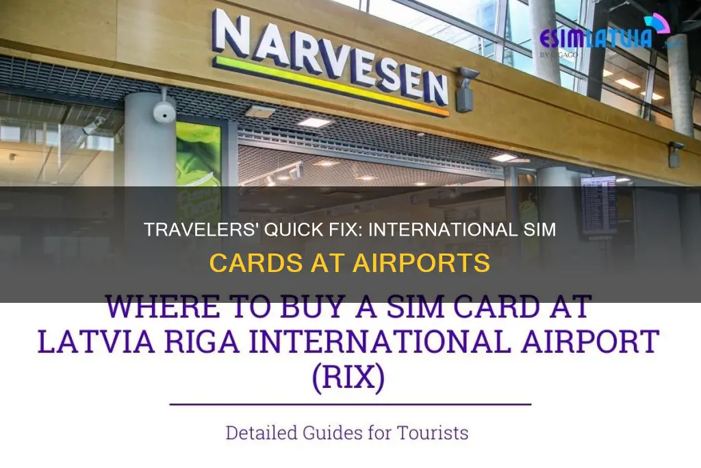 can you buy international sim cards at the airport