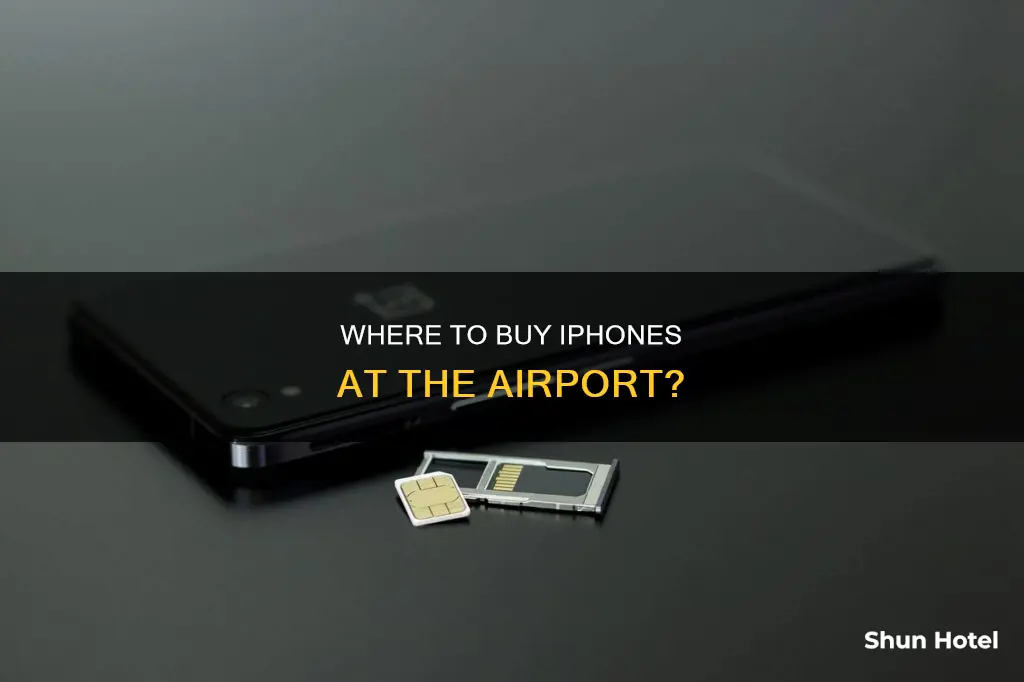 can you buy iphones at the airport