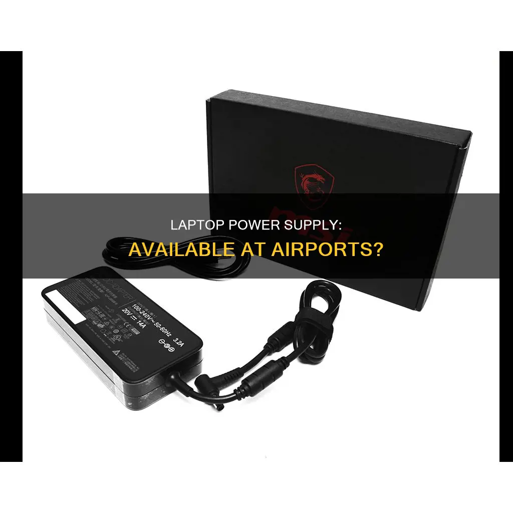 can you buy laptop power supply in airports