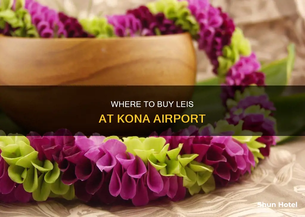 can you buy leis at kona airport