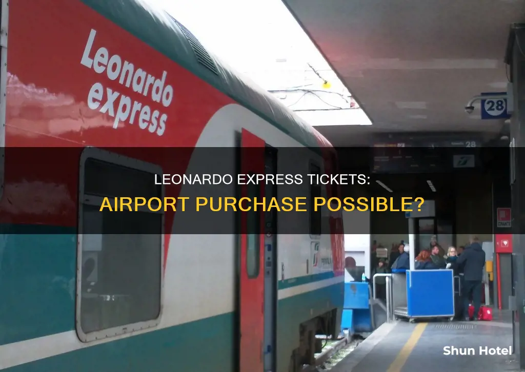 can you buy leonardo express tickets at the airport