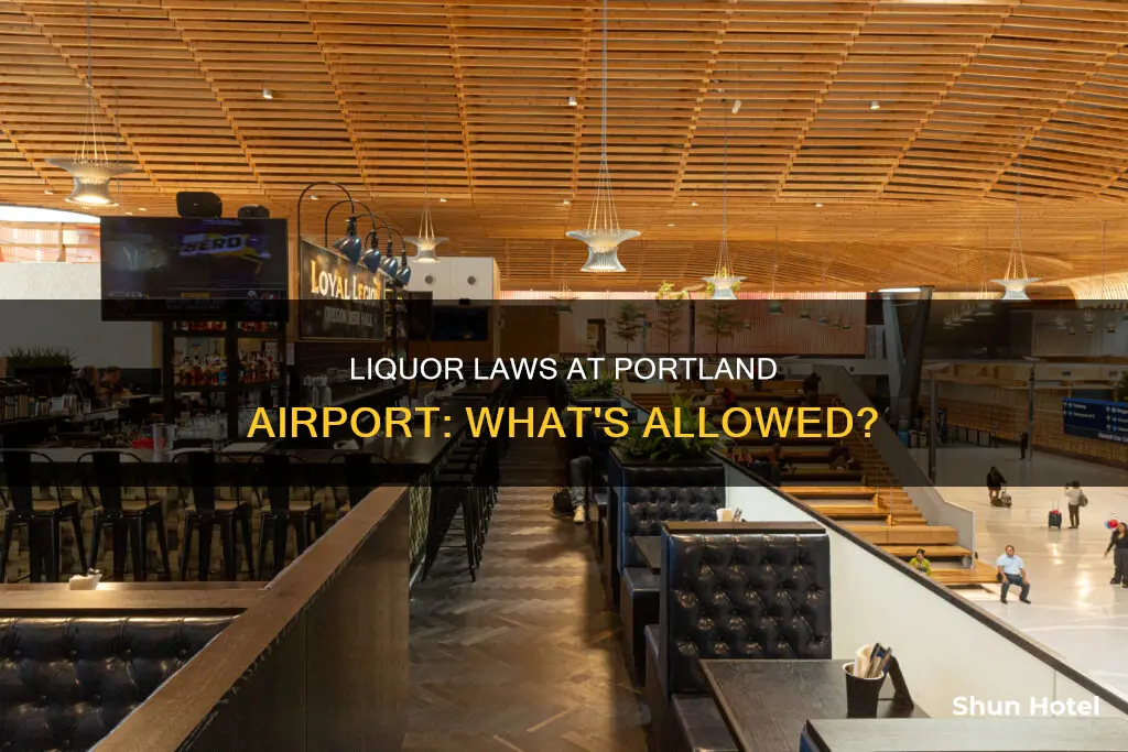 can you buy liquor at the portland airport
