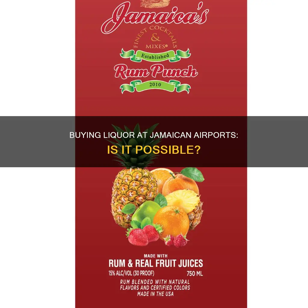 can you buy liquor from a jamaican airport