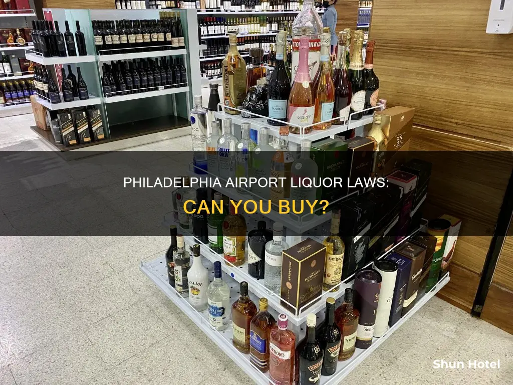 can you buy liquor in philadelphia international airport