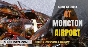 Moncton Airport: Buy Fresh Lobster?