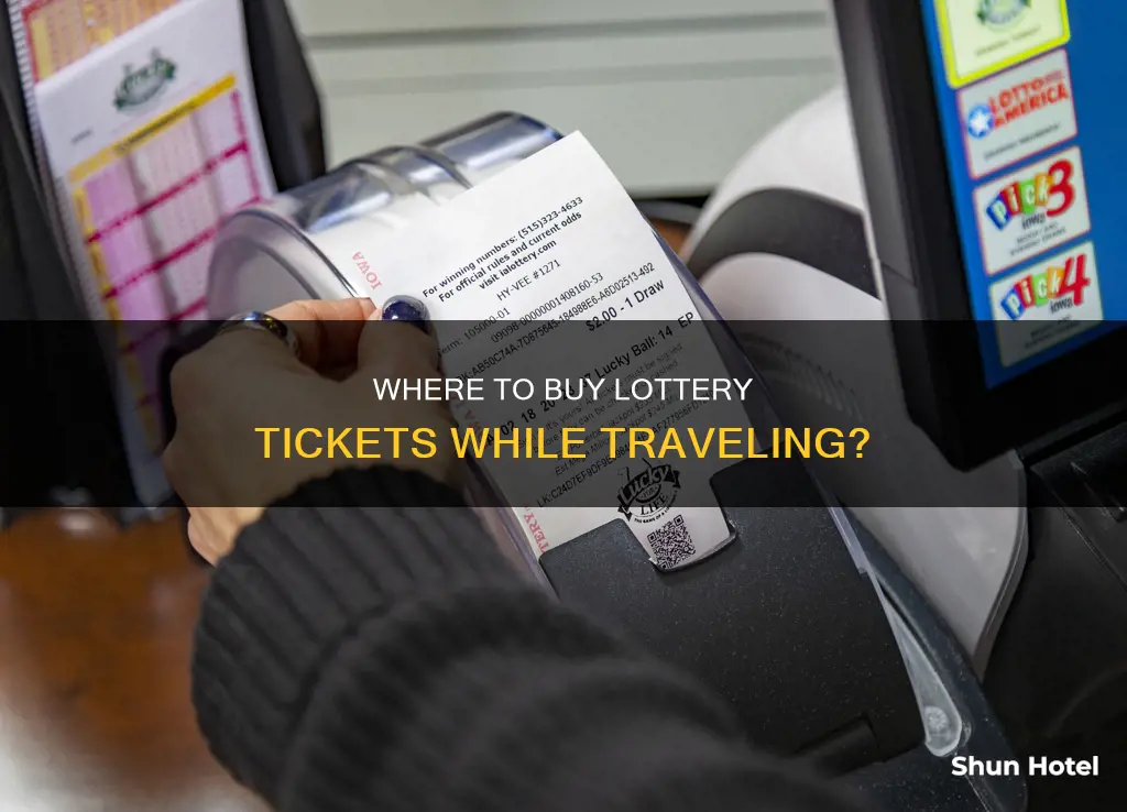 can you buy lottery tickets at airport