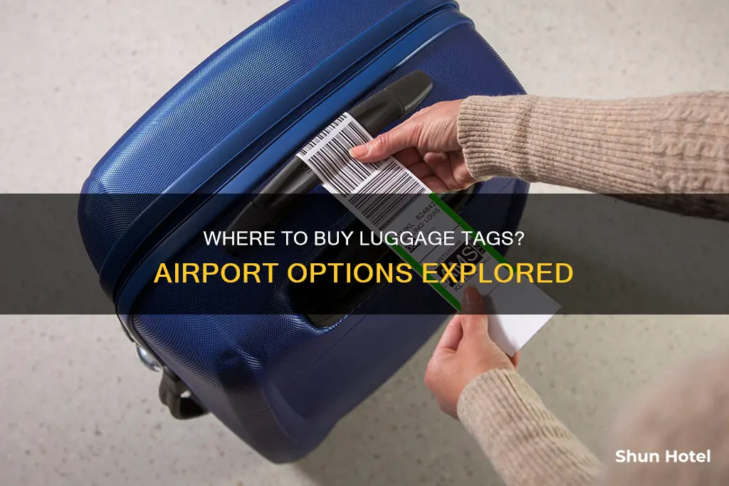 can you buy luggage tags at the airport