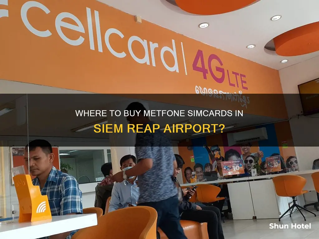 can you buy metfone simcard at siep reap airport