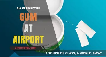 Where to Buy Nicotine Gum: Airport Kiosks?