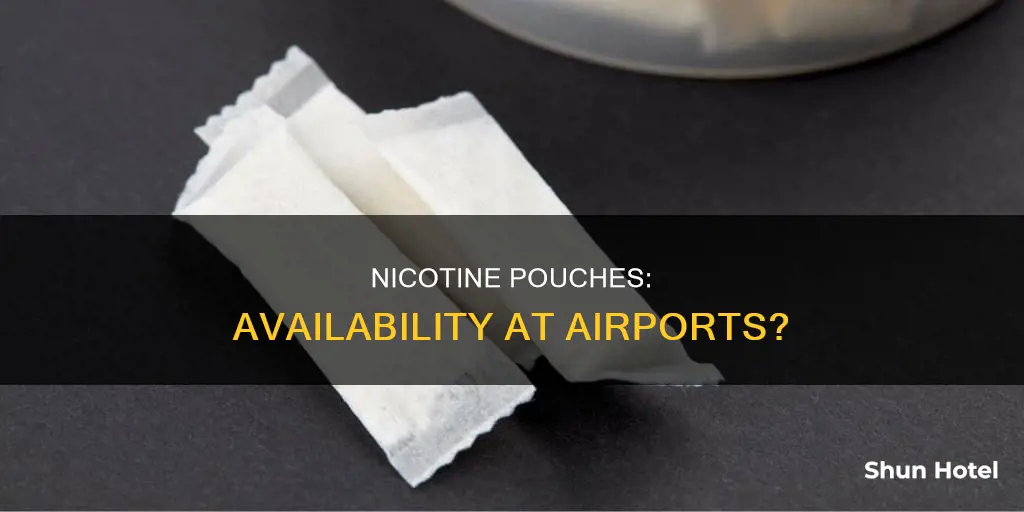 can you buy nicotine pouches in airports