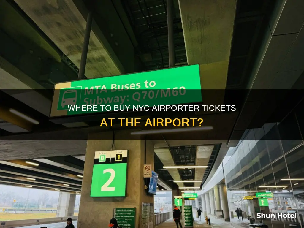 can you buy nyc airporter rides at the airport